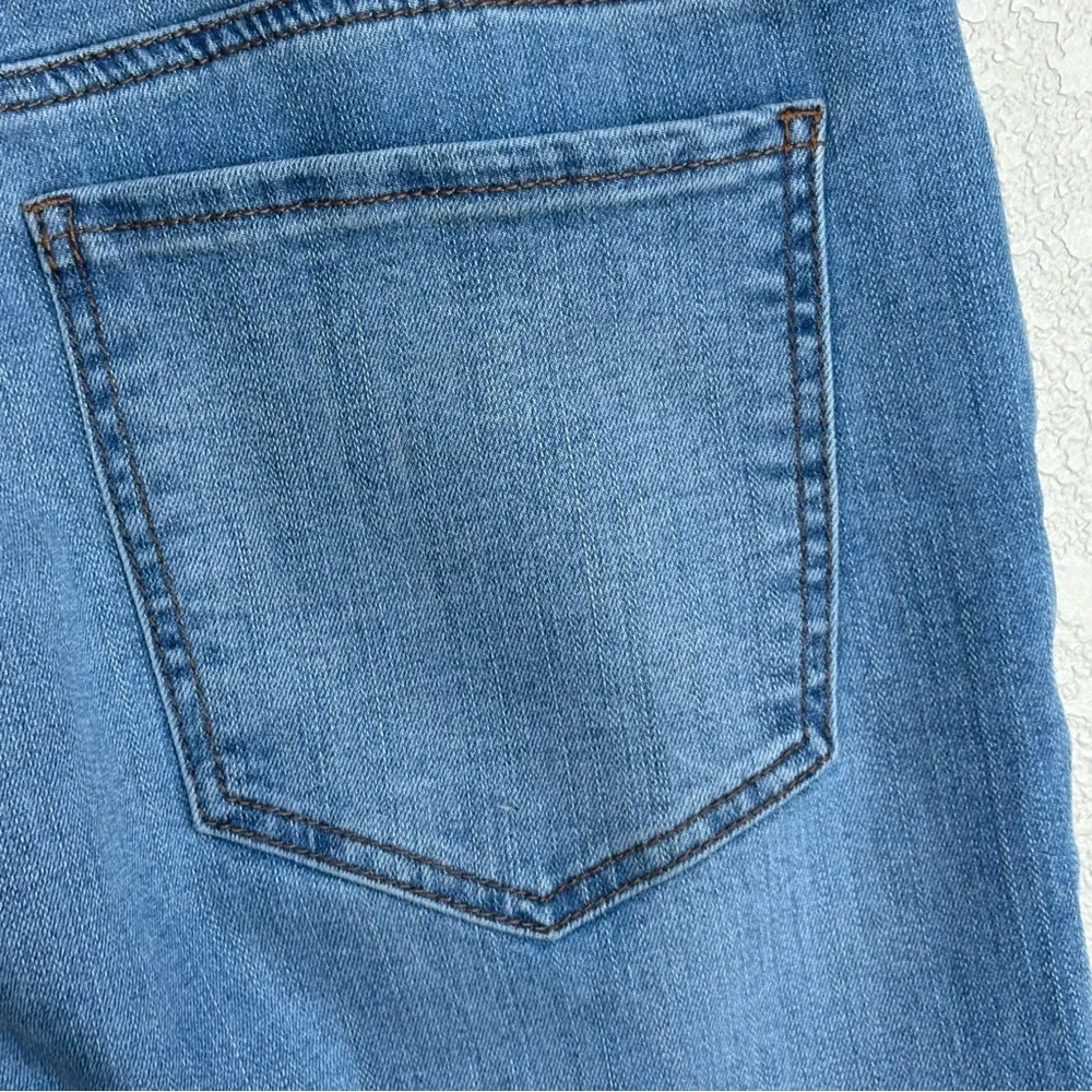 KUT from the Kloth Lucy High Rise Wide Leg Jeans Women’s 8 Blue Double Button - Picture 8 of 11